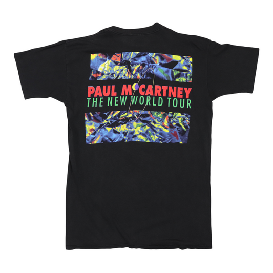 1993 Paul McCartney New World Tour Shirt Back
