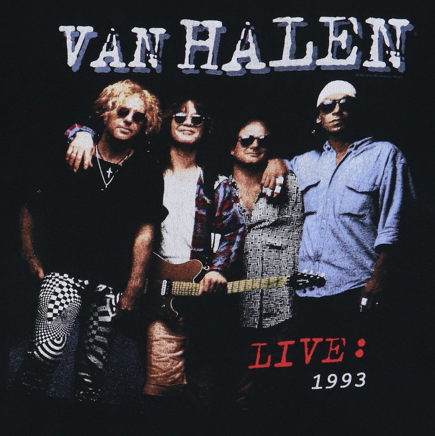 1993 Van Halen Live World Tour Shirt