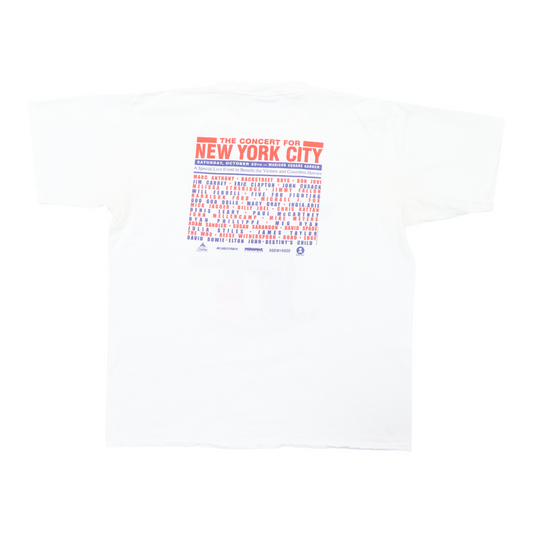 2001 The Concert For New York City Shirt Back