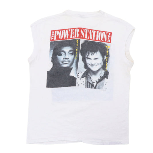 1985 Power Station Tour Sleeveless Shirt Back