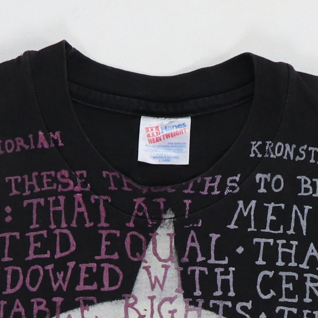 1980s Aleister Crowley Anarchy Mosquitohead Shirt