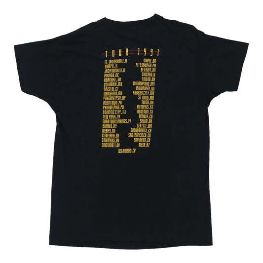 1991 Styx Edge Of The Century Tour Shirt Back