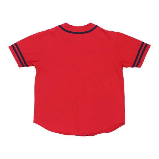 1990s Mickey Mouse Disney Baseball Jersey Shirt Back