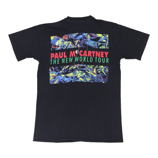 1993 Paul McCartney New World Tour Shirt Back