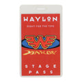 1996 Waylon Jennings Backstage Pass Laminate