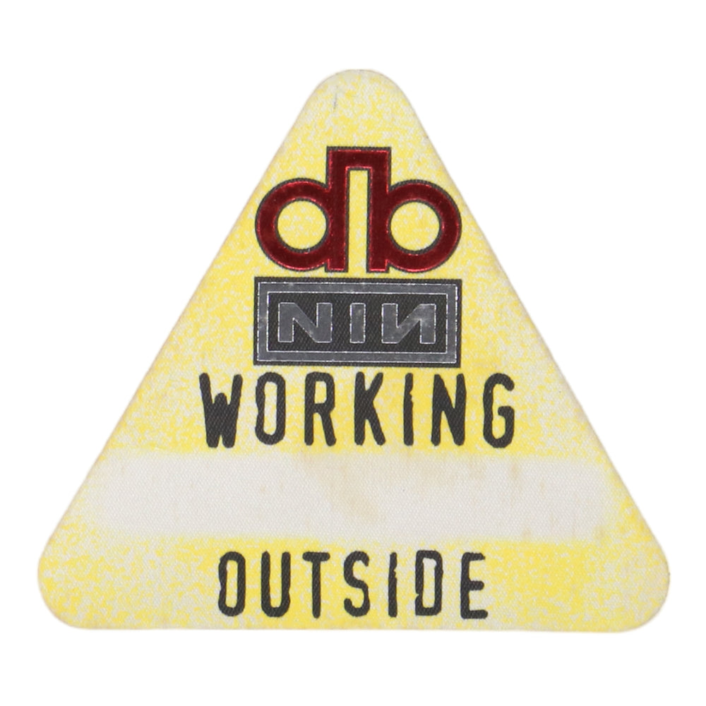 1995 Nine Inch Nails David Bowie Backstage Pass