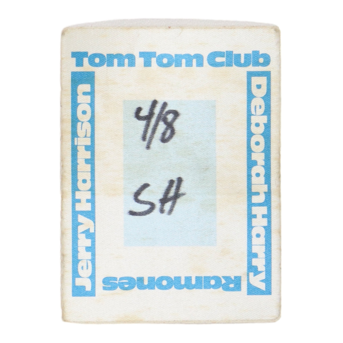 1990 Ramones Escape From New York Backstage Pass