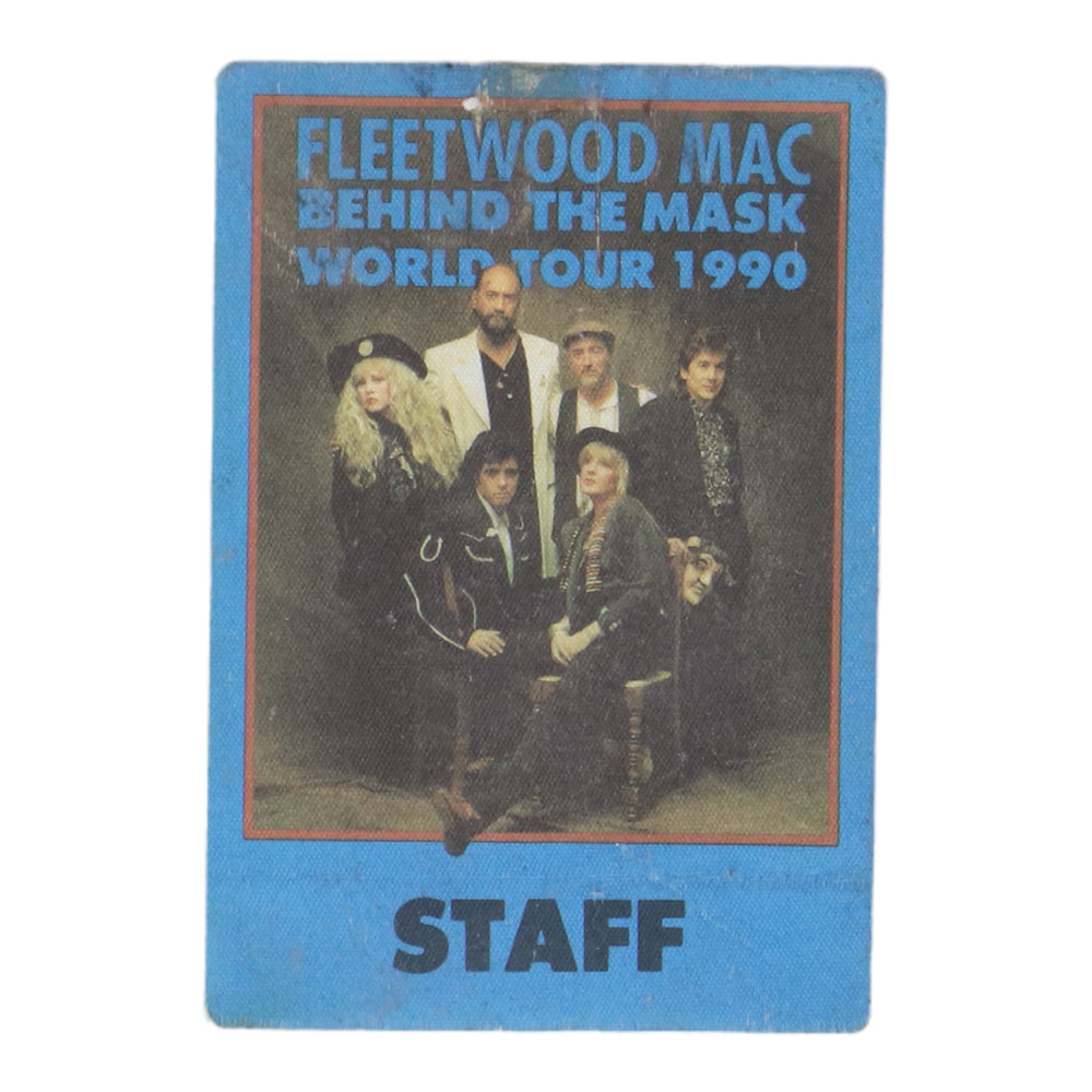 1990 Fleetwood Mac Behind The Mask Backstage Pass