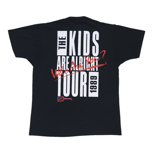 1989 The Who Kids Are Alright Tour Shirt