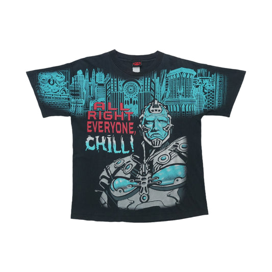 1990s Batman Forever Mr Freeze All over Print Shirt Front