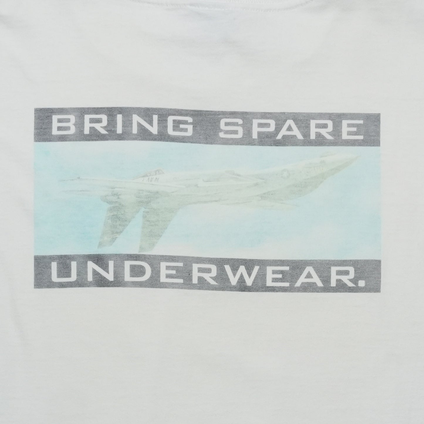 1990s Magic Edge Bring Spare Underwear Shirt Detail