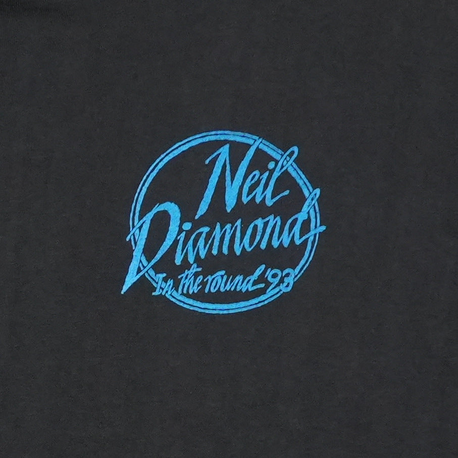 1993 Neil Diamond In The Round Tour Shirt Front Detail 1