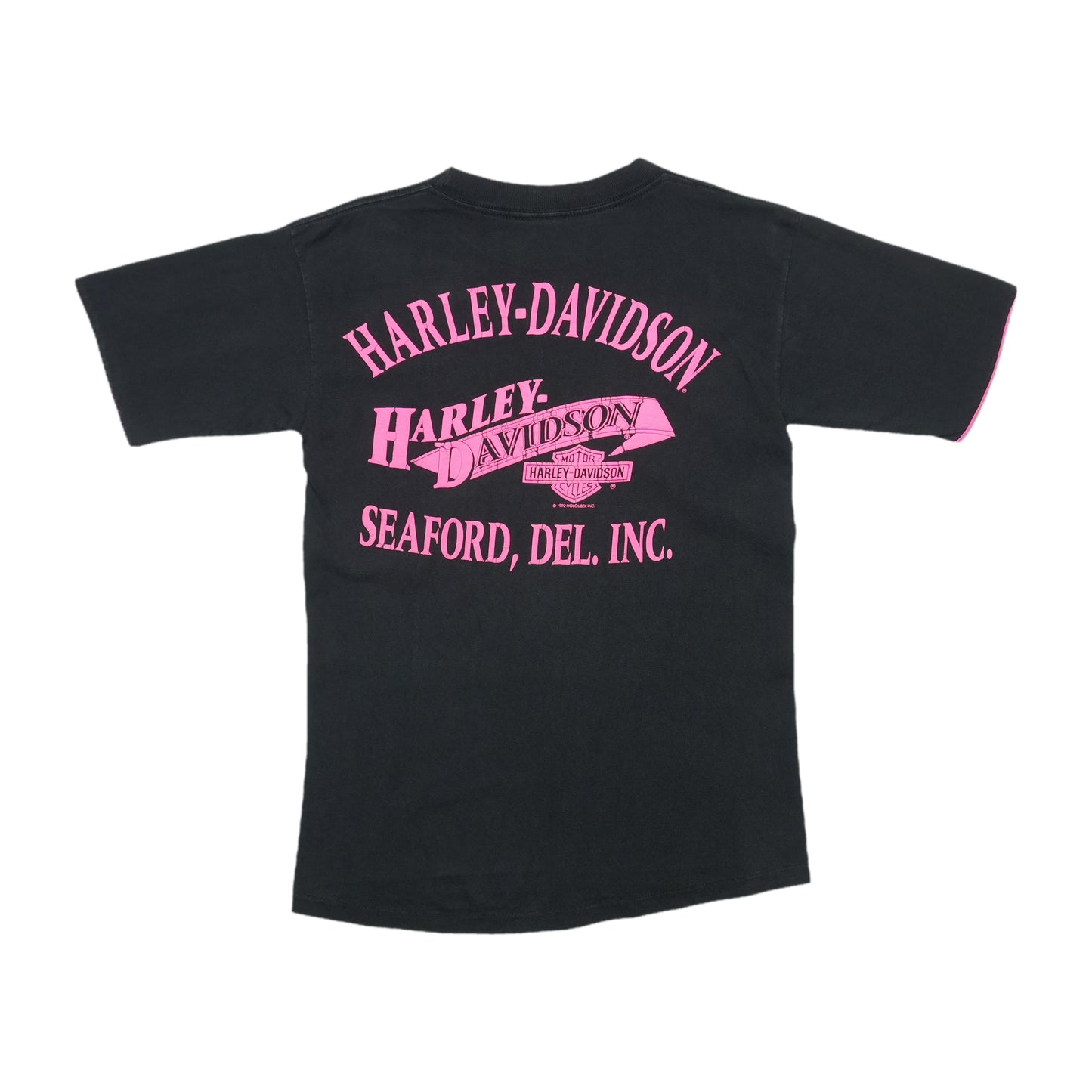 1991 Harley Davidson Delaware Shirt Back