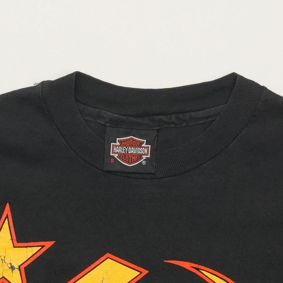 1990s Harley Davidson Of Russia Yakut Siberia Shirt Front Detail 2