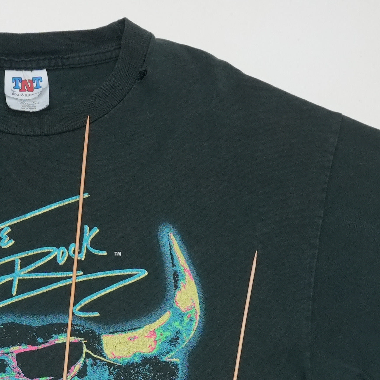 1999 The Rock WWF Brahma Bull Shirt Back Detail 2