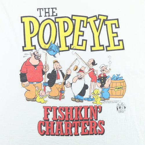 1993 Popeye Fishkin' Charters Shirt