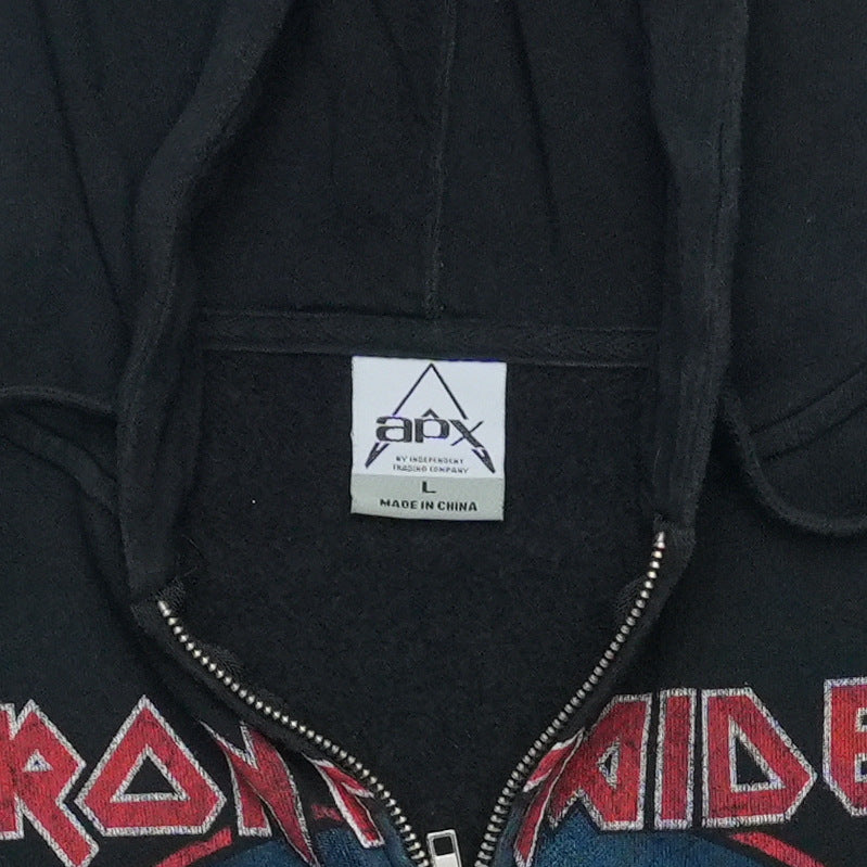2000s Iron Maiden The Trooper Zip Up Hoodie Tag