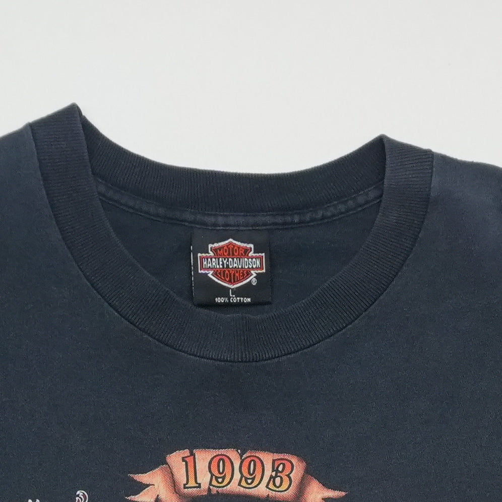 1993 Harley Davidson Sturgis Black Hills Shirt Front Detail 2