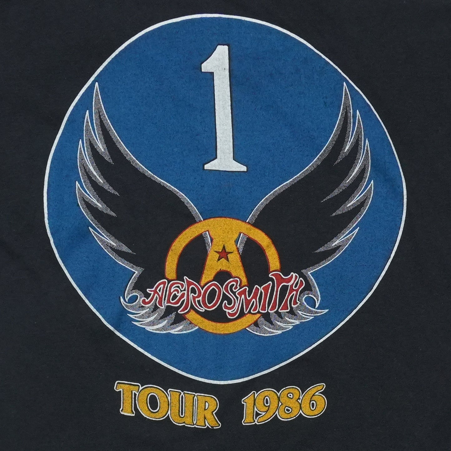 1986 Aerosmith Tour Shirt Detail 2