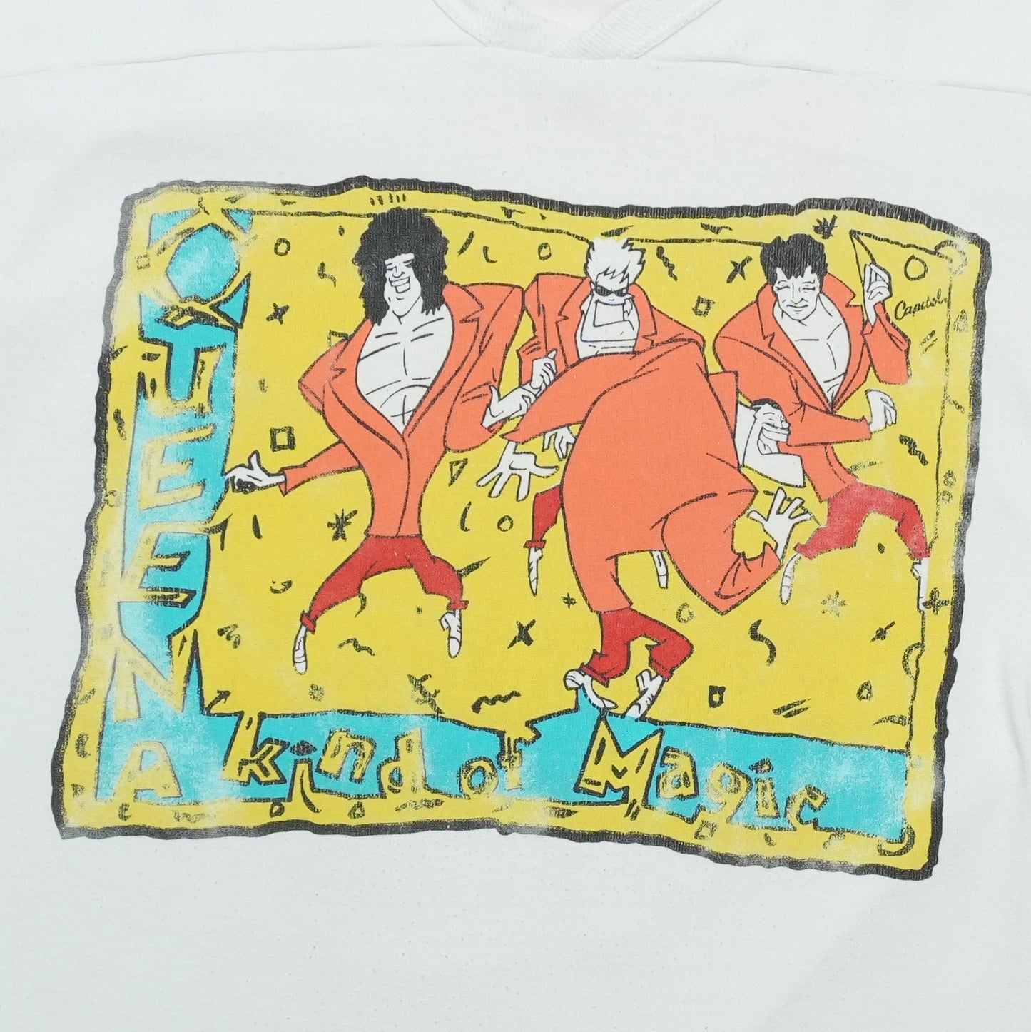 1986 Queen A Kind of Magic Long Sleeve Shirt Front Detail 1