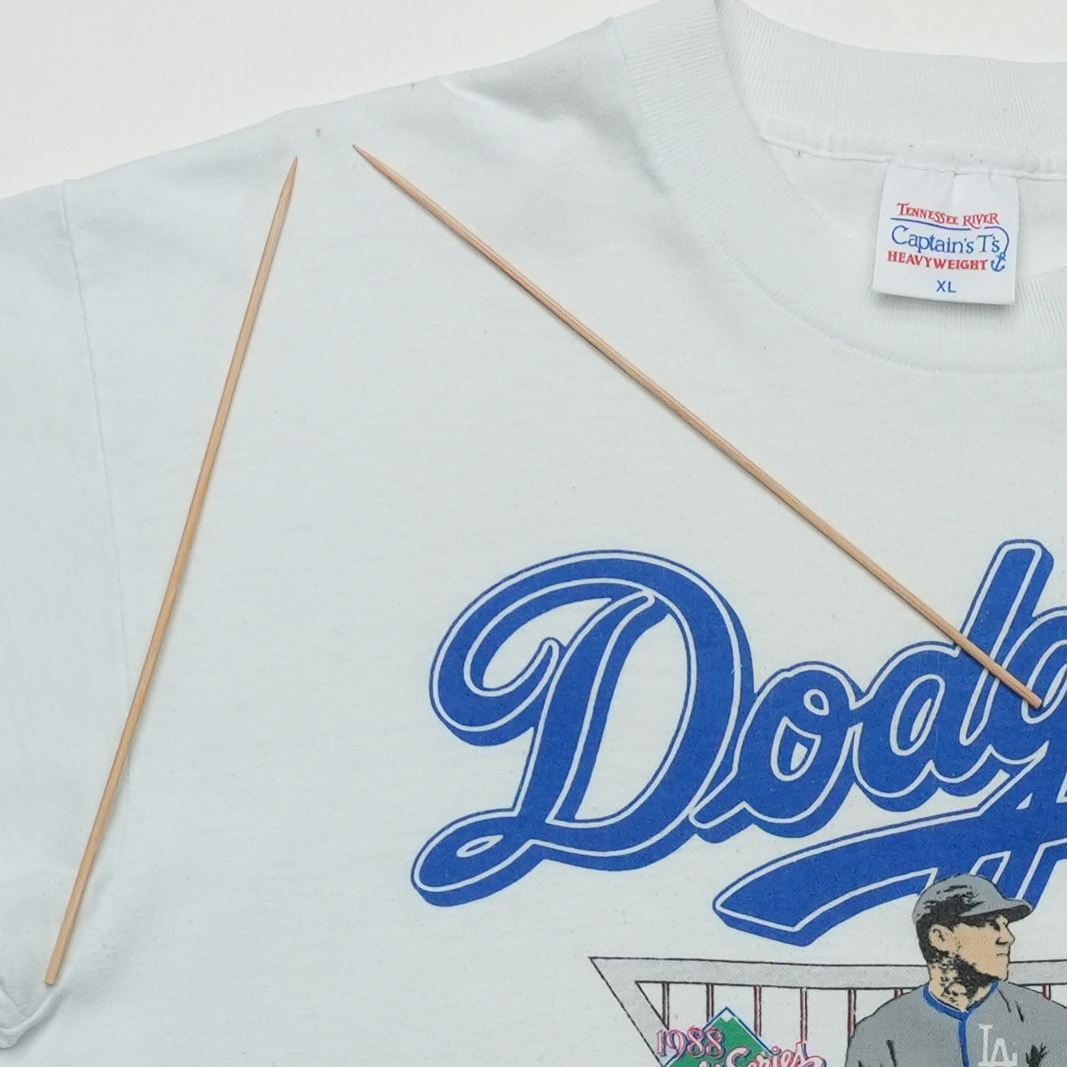 1988 LA Dodgers World Series Champions Shirt Detail