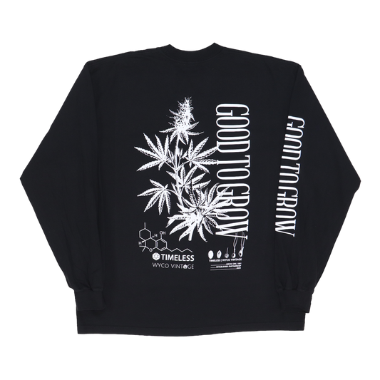Good To Grow Timeless x WyCo Vintage Black Long Sleeve Shirt Back