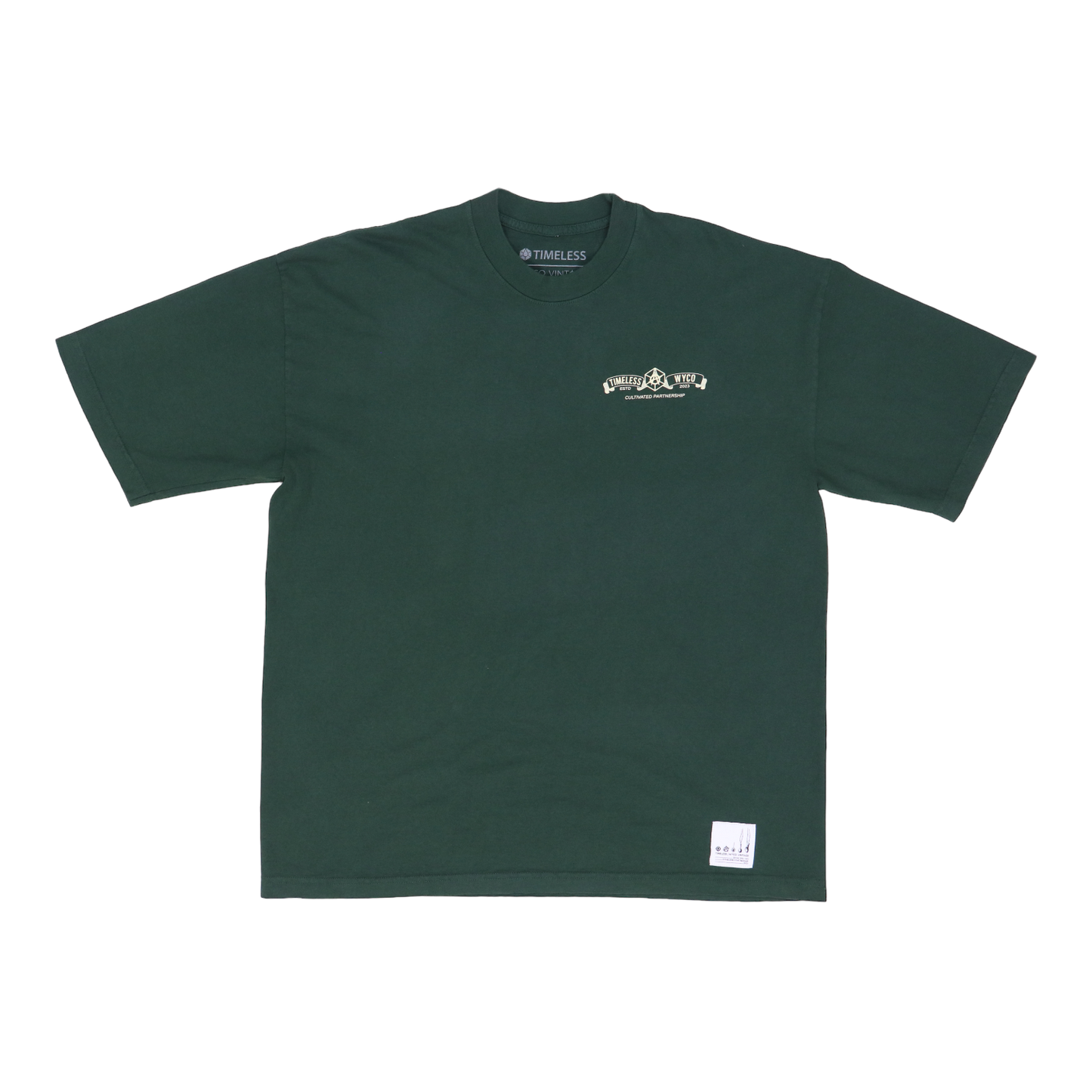 Good To Grow Timeless x WyCo Vintage Forest Green Shirt Back