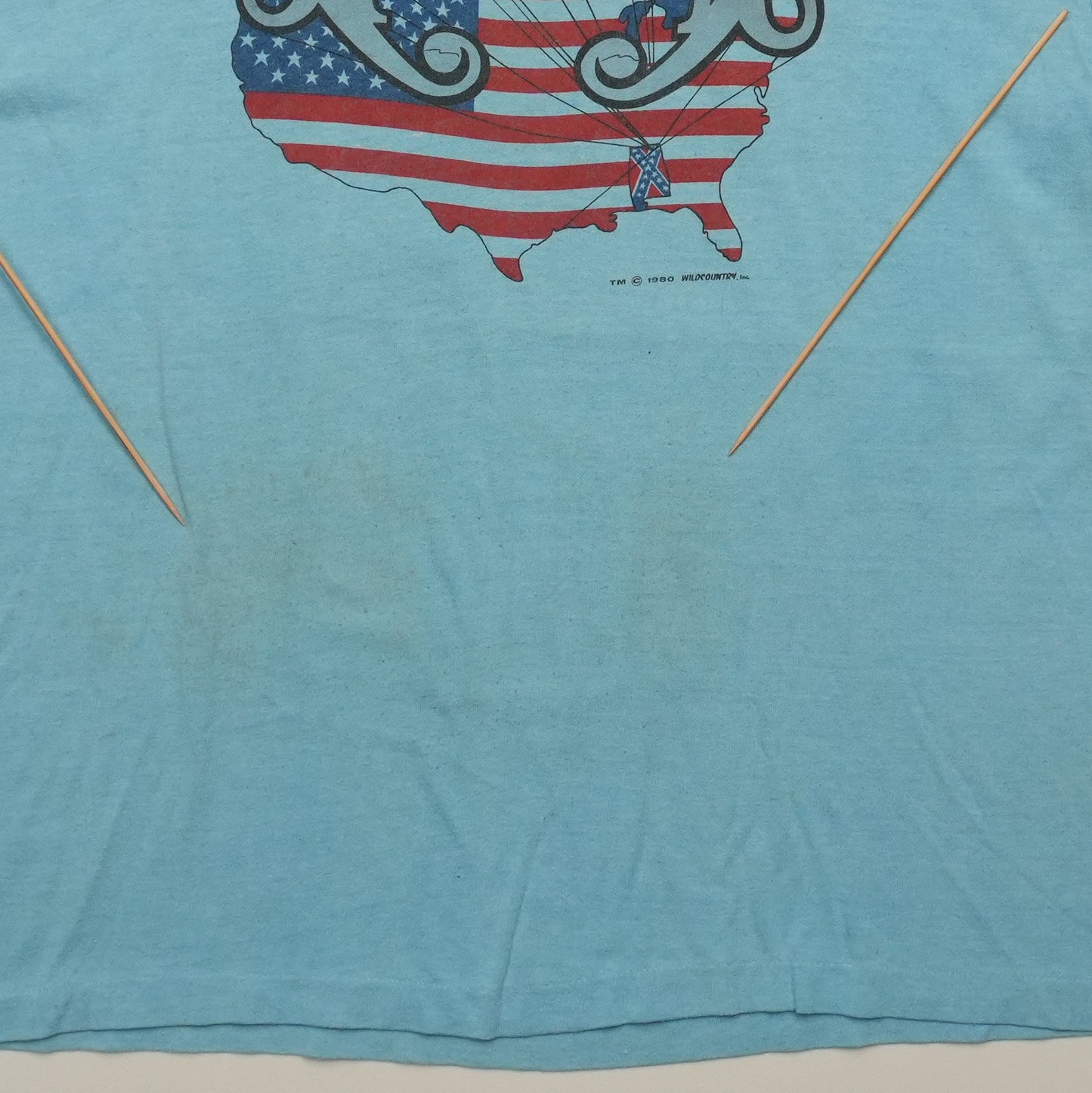 1982 Alabama Mountain Music Tour Shirt Detail