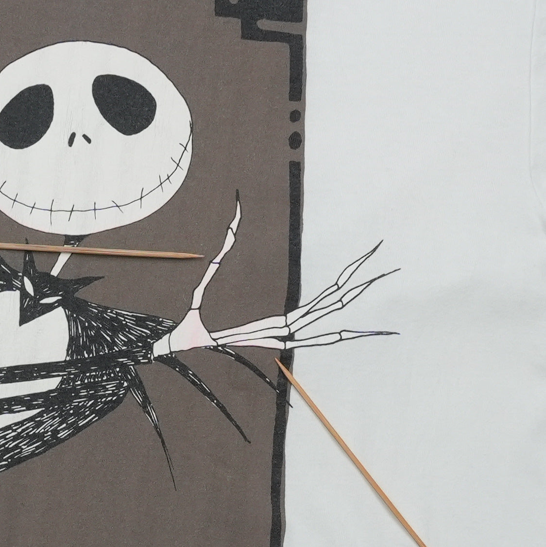 1990s Nightmare Before Christmas Bone Daddy Shirt Detail 2
