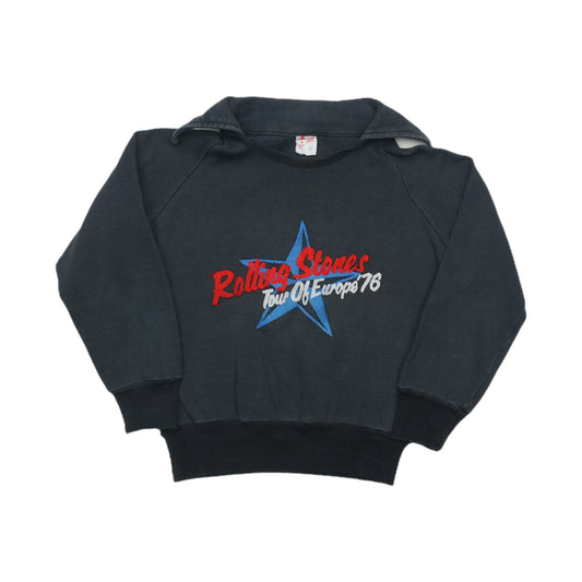 1976 Rolling Stones Tour Of Europe Sweatshirt Front