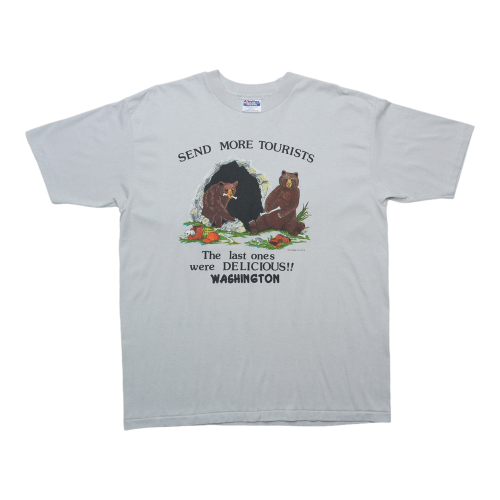 1988 Send More Tourists Washington Shirt Front