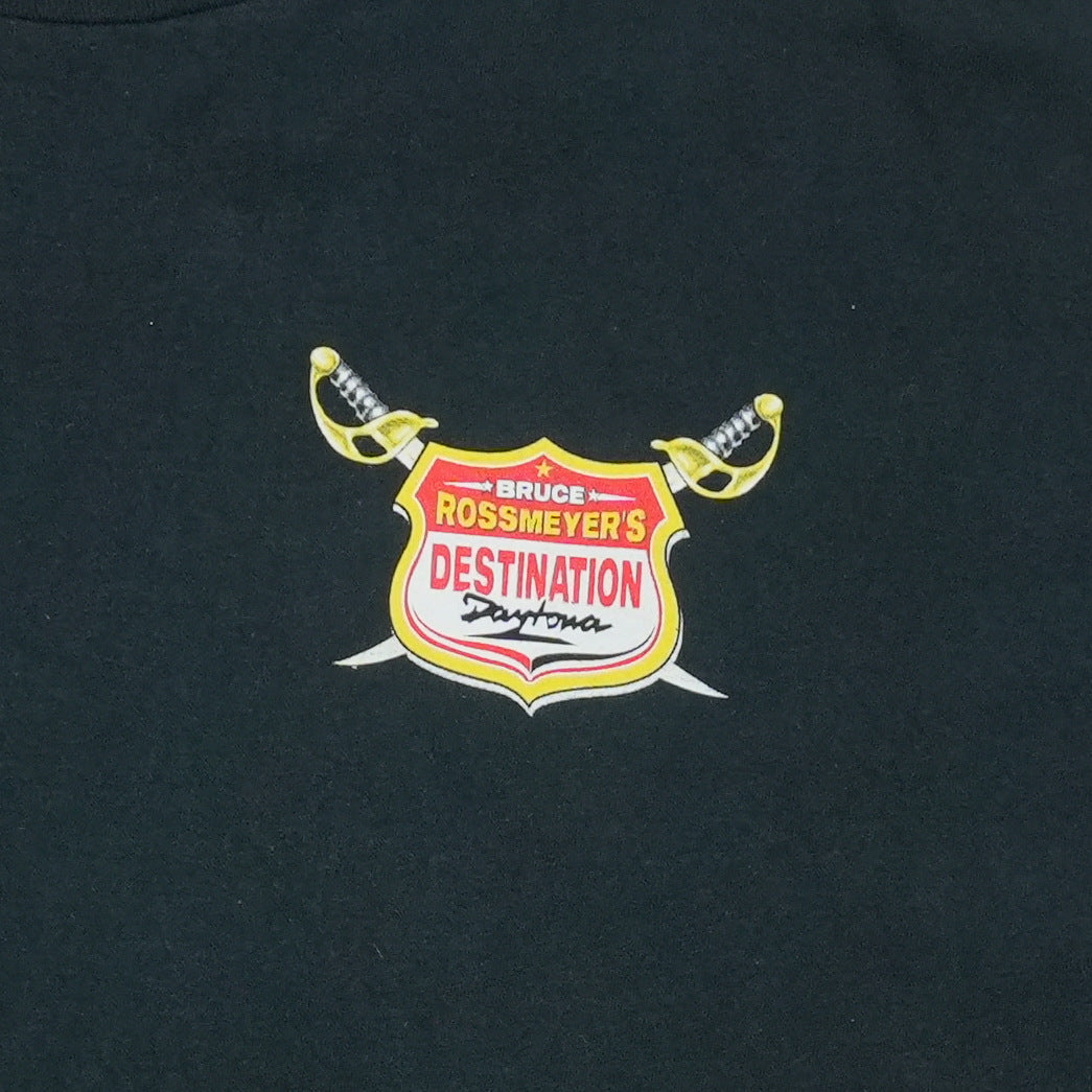 2000s Bruce Rossmeyer's Destination Daytona Harley Davidson Shirt Front Detail 1