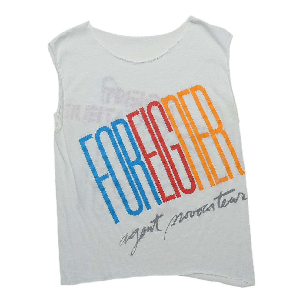 1986 Foreigner Agent Provocateur Tour Shirt Front