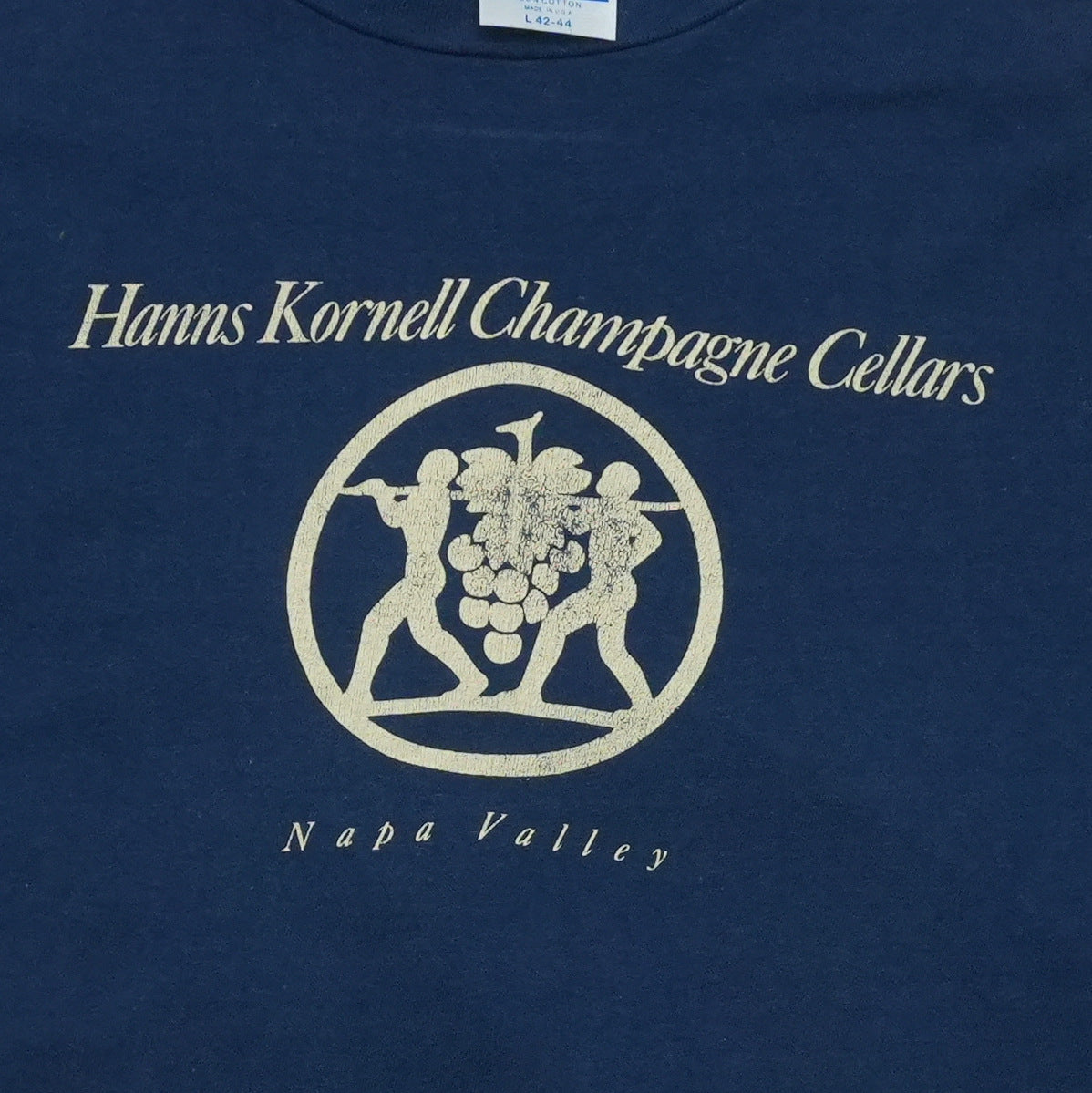 1990s Hanns Kornell Champagne Cellars Napa Valley Shirt Detail