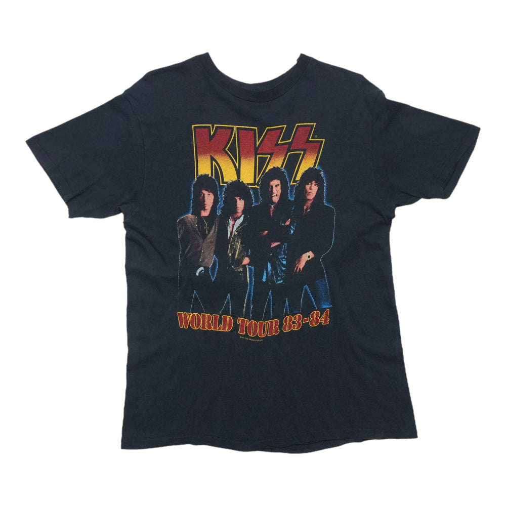 1983 KISS World Tour 83-84 Shirt Front