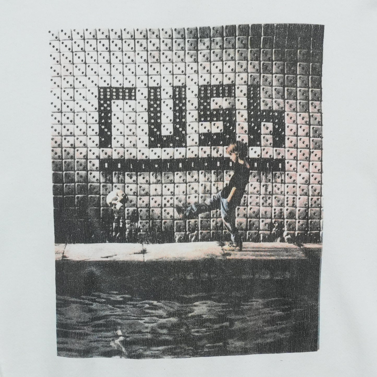 1991 Rush Roll the Bones Tour Crewneck Front Graphic