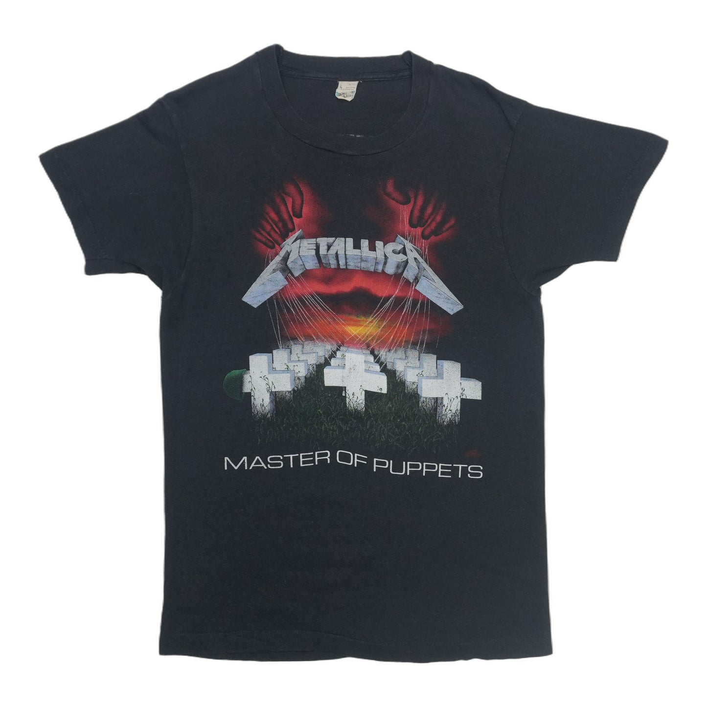 1986 Metallica Master Of Puppets Shirt Front