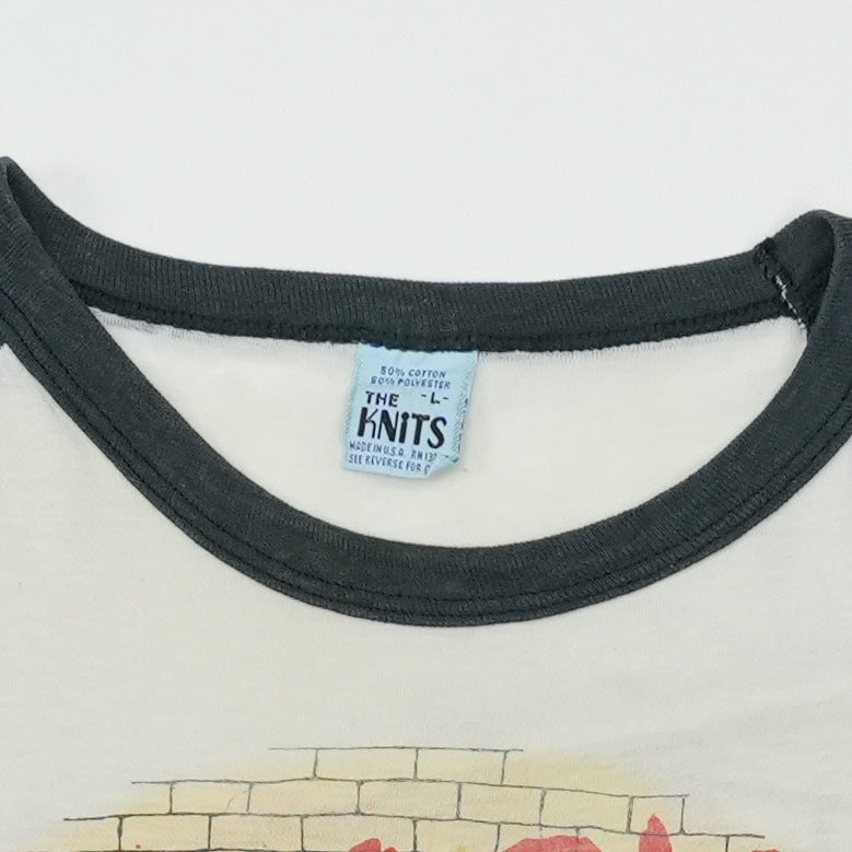 1981 Black Sabbath Mob Rules Tour Raglan Shirt Tag