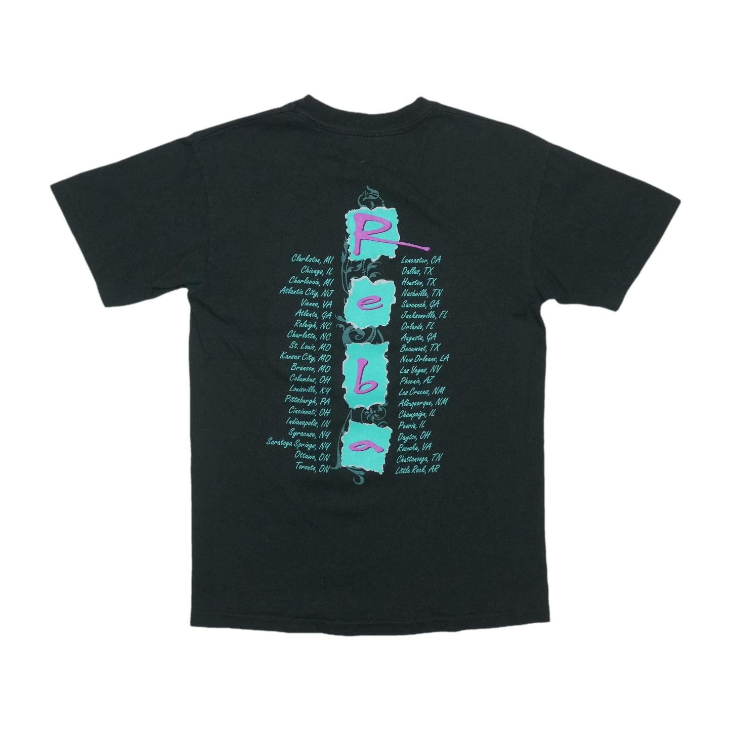 1993 Reba McEntire Tour Shirt Back
