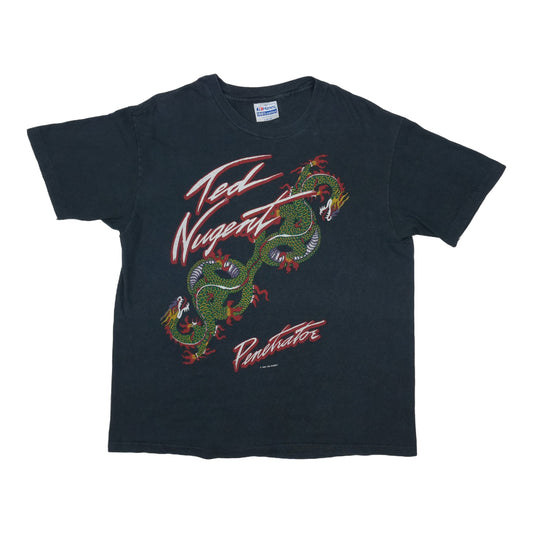 1984 Ted Nugent Penetrator World Penetration Tour Shirt Front