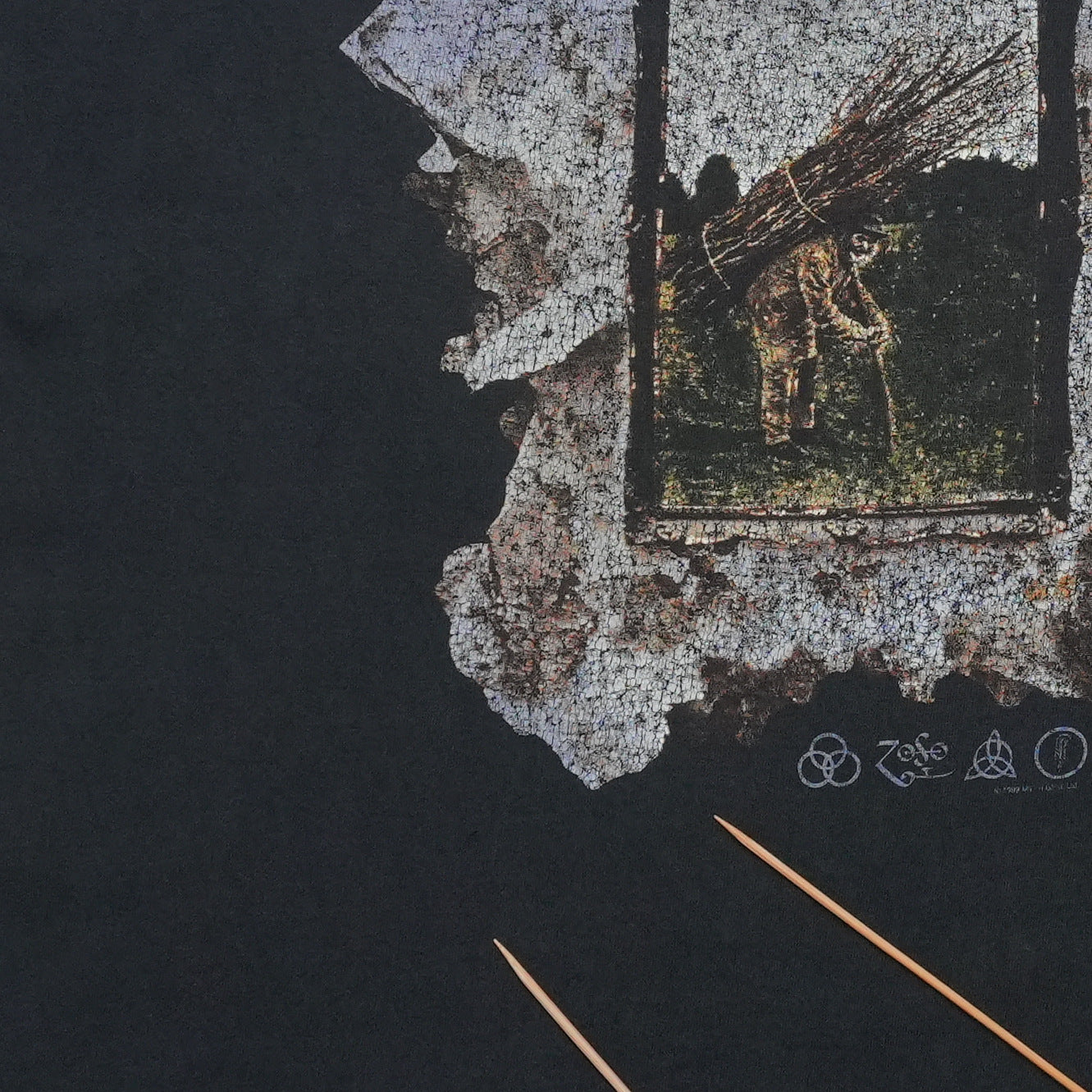 1999 Led Zeppelin Hermit Shirt Front Detail 1