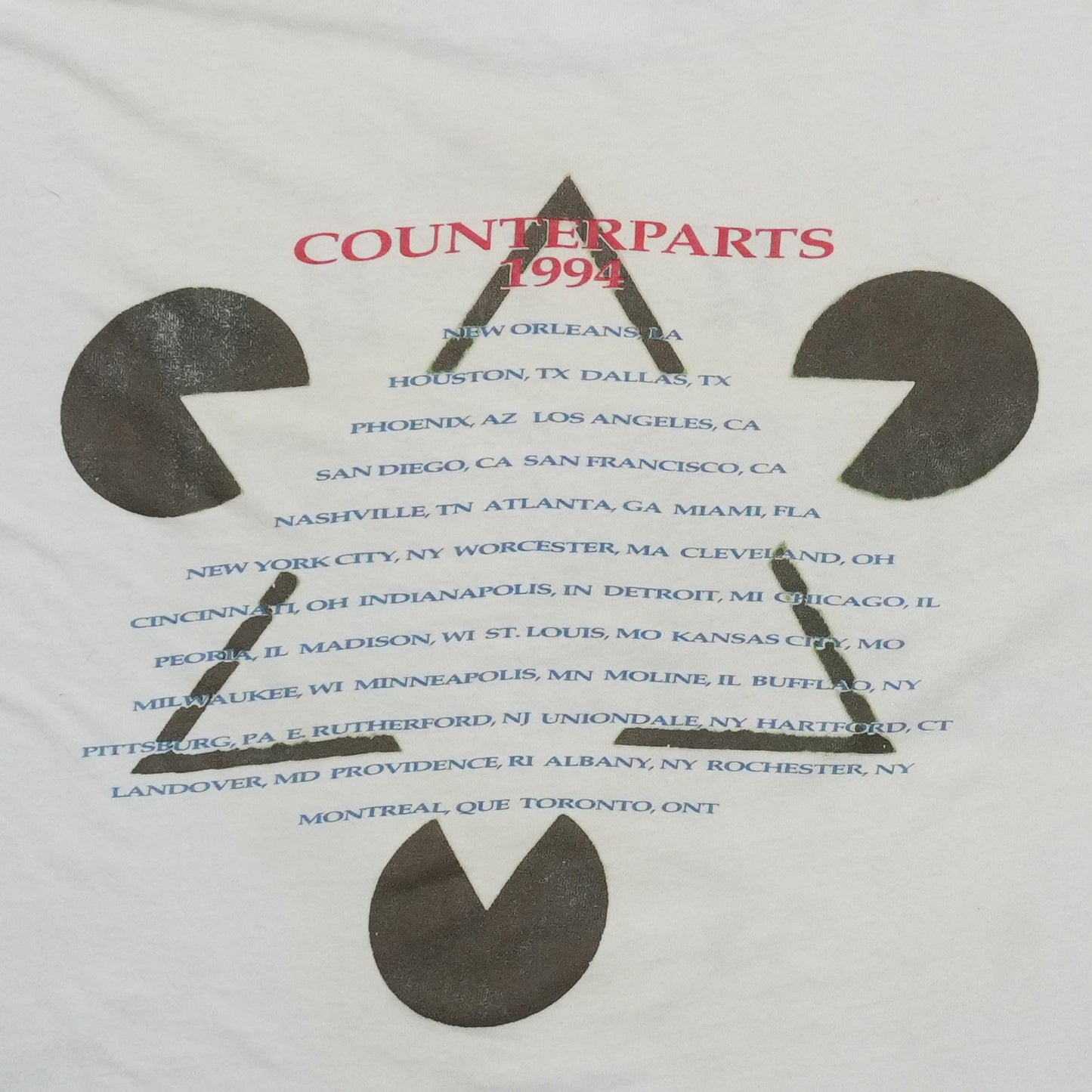 1993 Rush Counterparts Shirt Back Detail 1