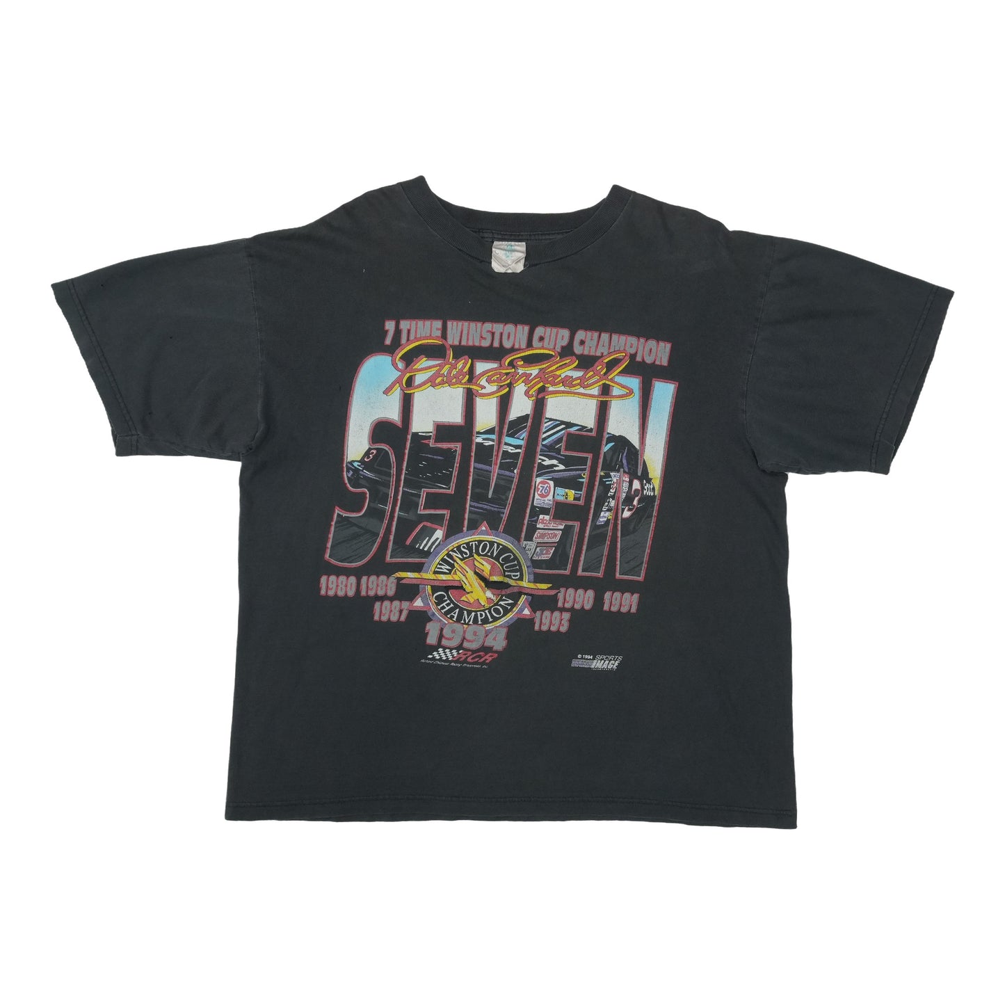 1994 Dale Earnhardt Seven Time Winston Cup Champion Shirt Front