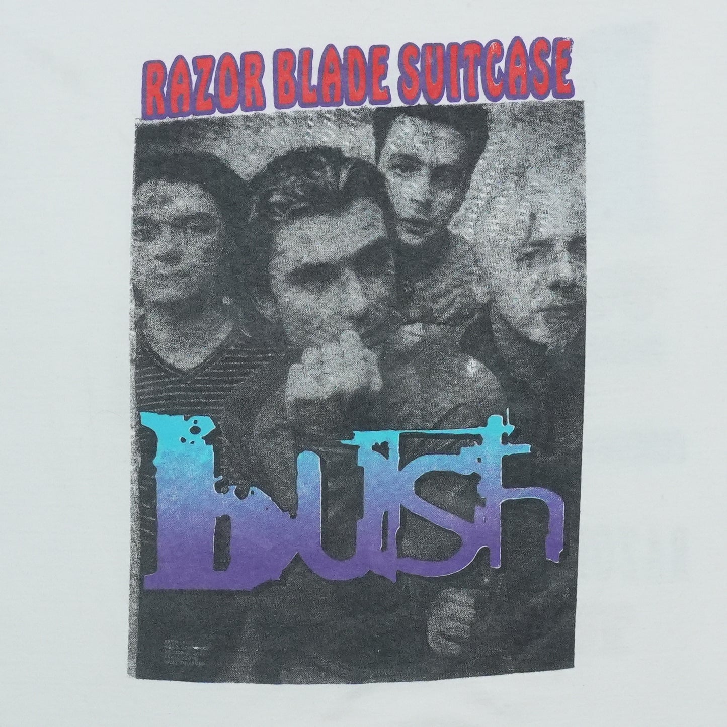 1997 Bush Razorblade Suitcase Tour Shirt Front Graphic