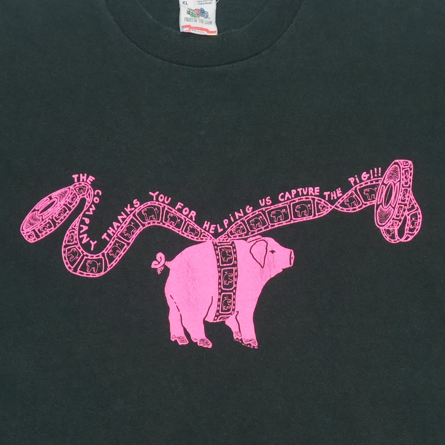 1987 Pink Floyd The Movie World Tour Shirt Detail 2