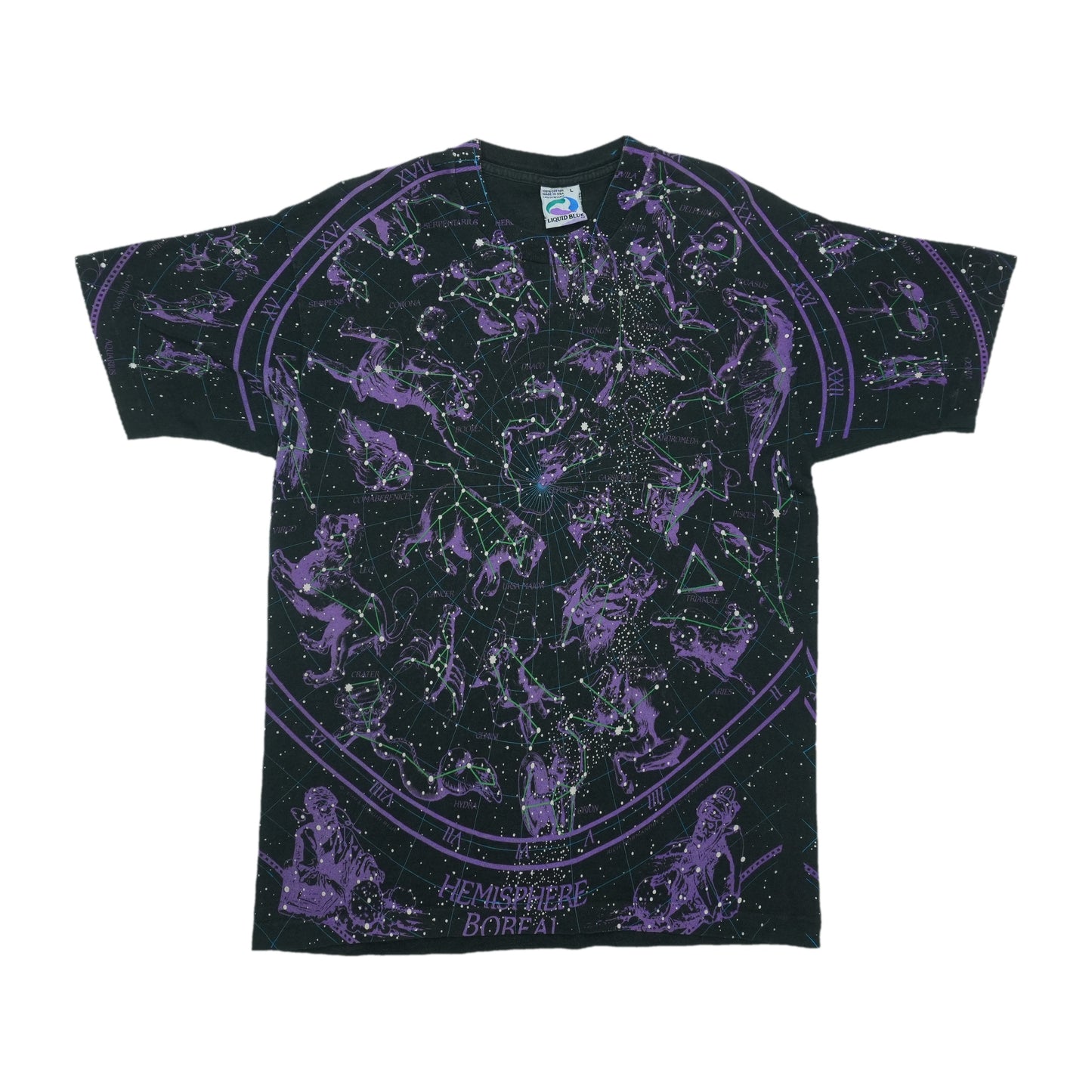 1993 Constellation Hemisphere Zodiac All Over Print Shirt Front