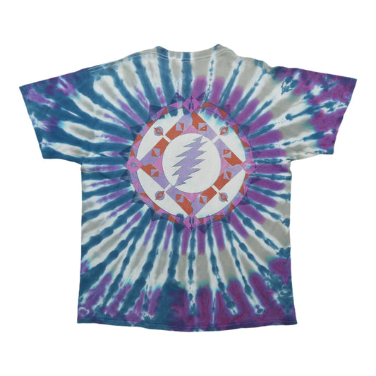 1995 Grateful Dead Steal Your Face Tie Dye Shirt Back