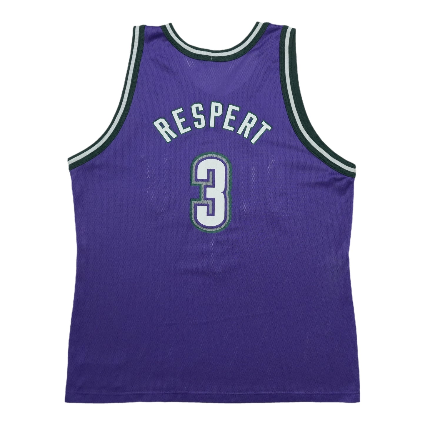 1990s Milwaukee Bucks Shawn Respert Champion Jersey Back