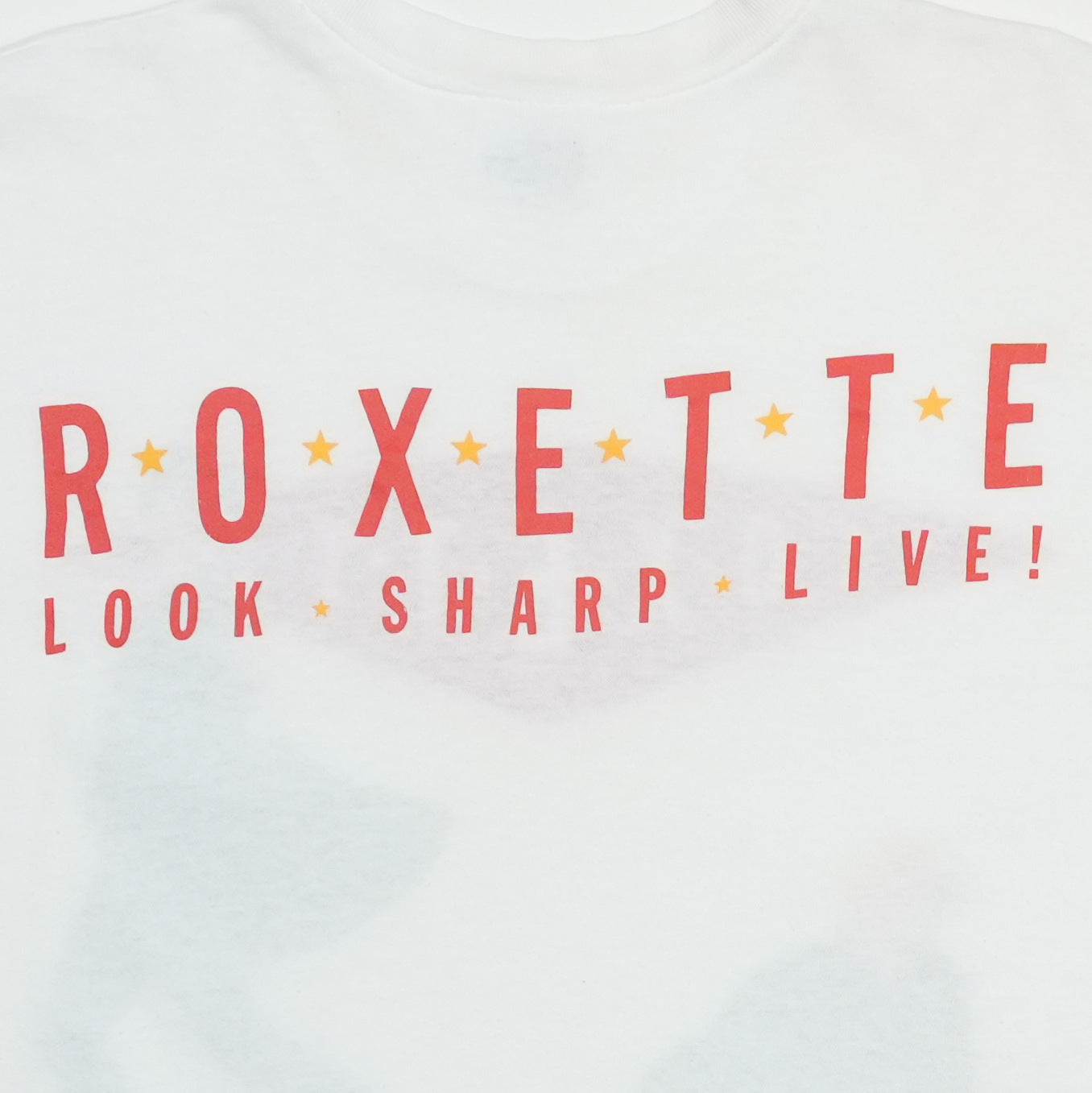 1989 Roxette Look Sharp Live Shirt Detail 4