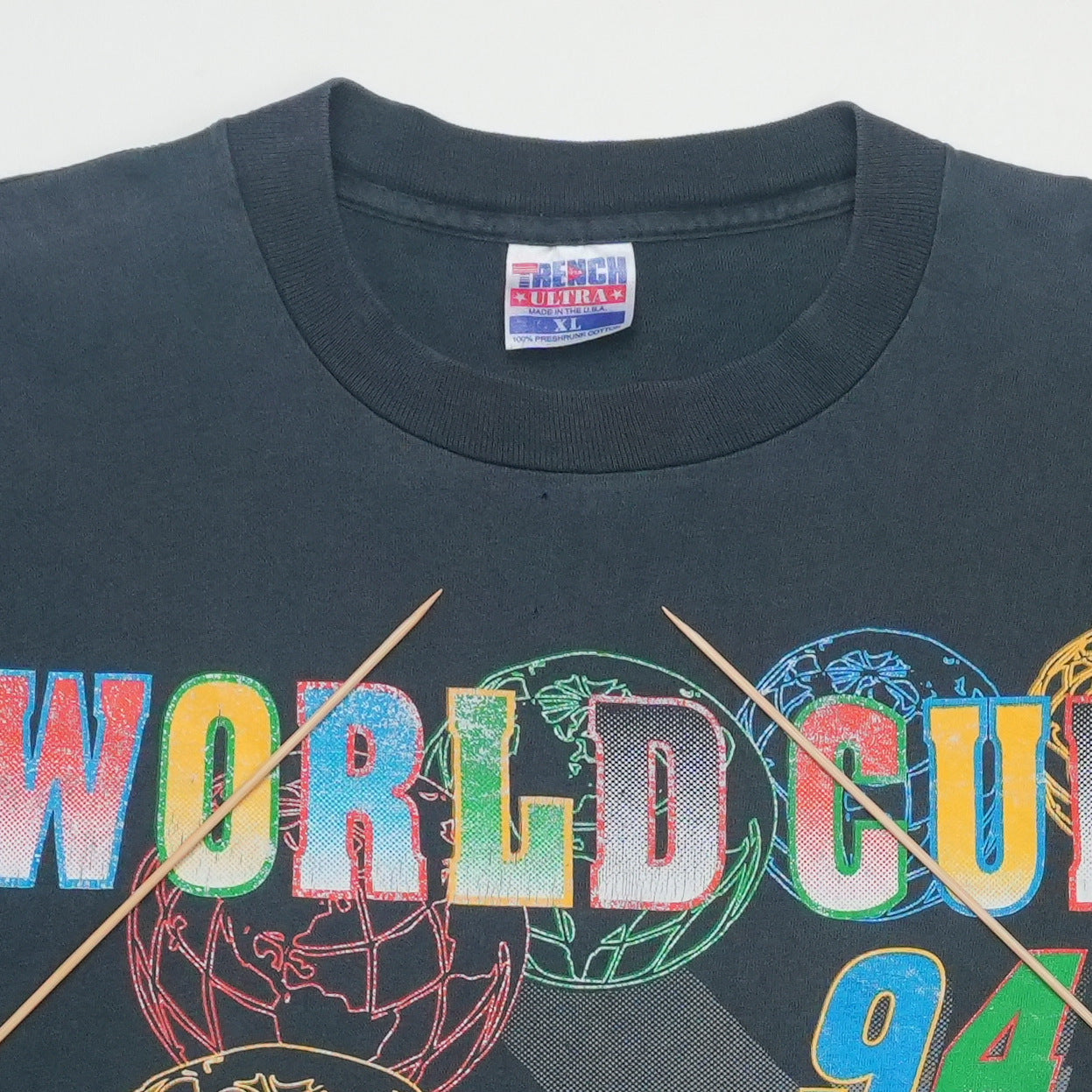 1994 World Cup One World One Goal Shirt Detail 3